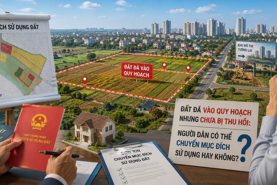 Quy định chuyển mục đích sử dụng đất trong vùng quy hoạch theo Luật Đất đai 2024