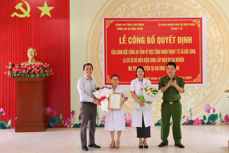 Xã Đắk Song thành lập cơ sở cai nghiện ma túy tự nguyện tại cộng đồng