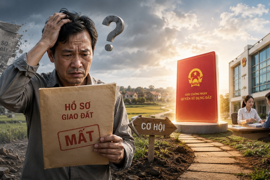 Mất hồ sơ giao đất vẫn có cơ hội được cấp sổ đỏ nhờ quy định mới tại Luật Đất đai 2024