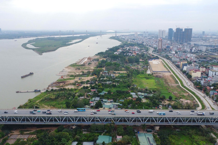 Hà Nội thu hồi gần 20 ha đất xây dựng Công viên Phú Thượng thuộc Trục cảnh quan Sông Hồng