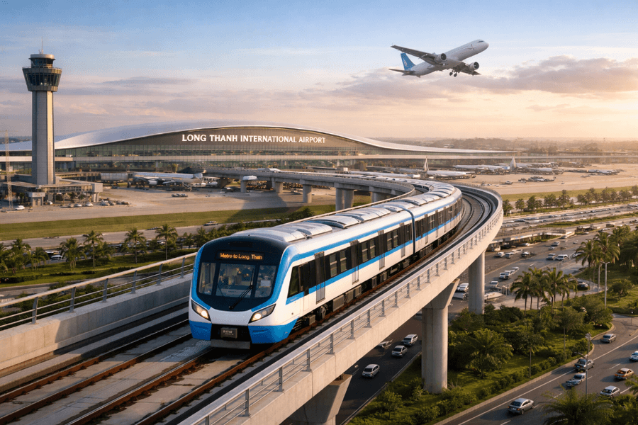 Tăng tốc dự án Metro số 1 nối sân bay Long Thành với vốn đầu tư 60.000 tỷ đồng
