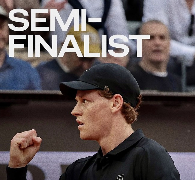 Sinner hạ Rublev tại Rome Masters 2026, phá kỷ lục chuỗi thắng của Djokovic