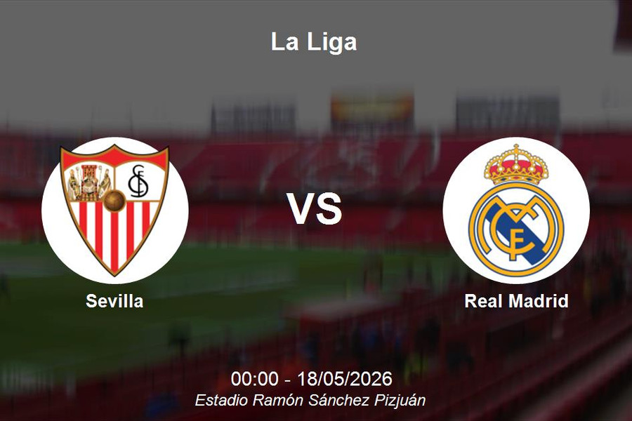 Nhận định Sevilla vs Real Madrid - Thử thách tại Sánchez Pizjuán vòng đấu muộn La Liga
