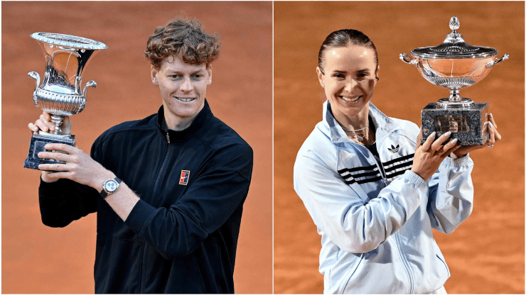 Jannik Sinner và Elina Svitolina đăng quang Rome Open 2026: Đỉnh cao bản lĩnh thép