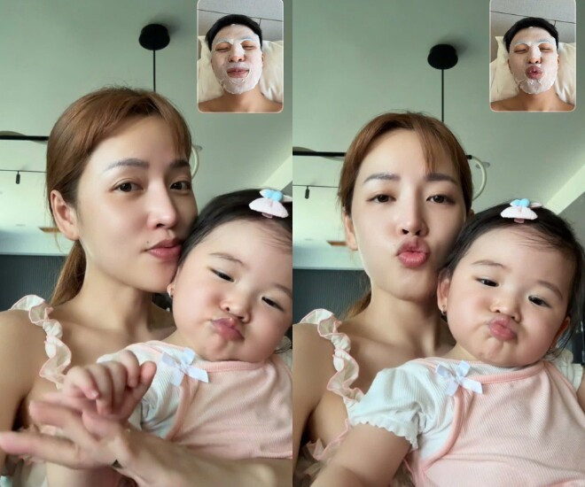 Bé Anya nhà Puka và Gin Tuấn Kiệt gây ấn tượng với vẻ ngoài như bản sao của bố
