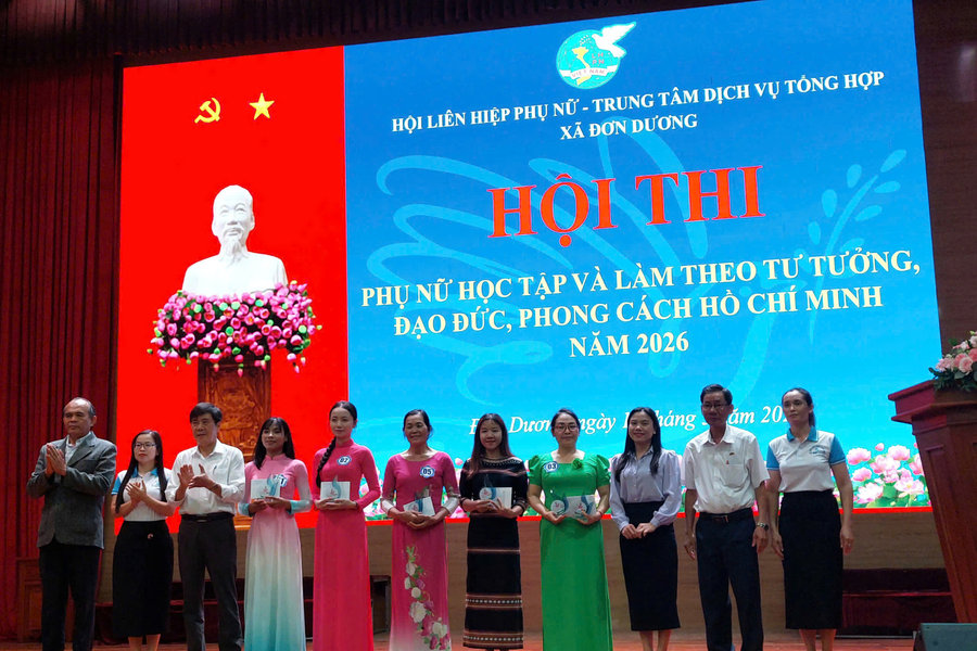 Hội thi “ Phụ nữ học tập và làm theo tư tưởng, đạo đức, phong cách Hồ Chí Minh”