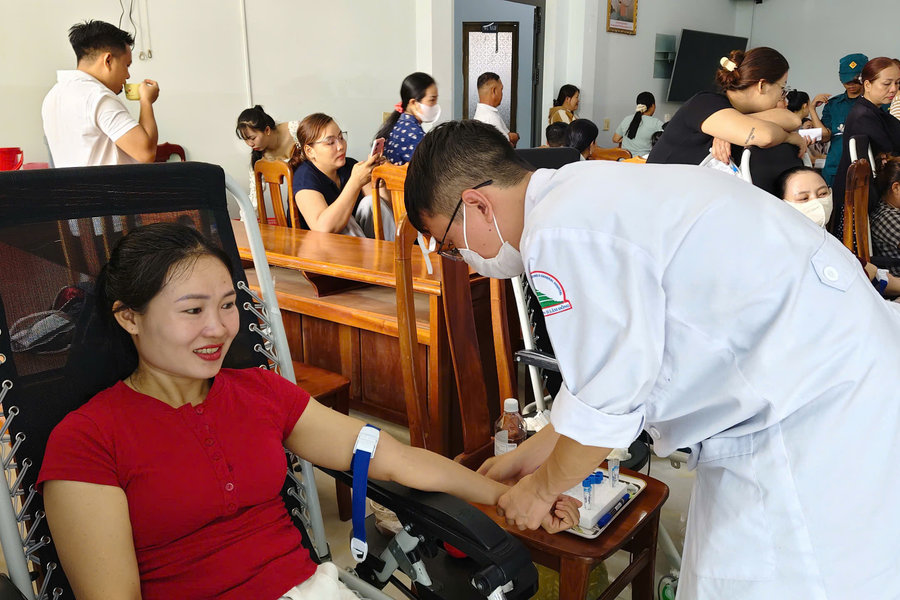 Cát Tiên tiếp nhận 195 đơn vị máu từ chương trình Hiến máu tình nguyện