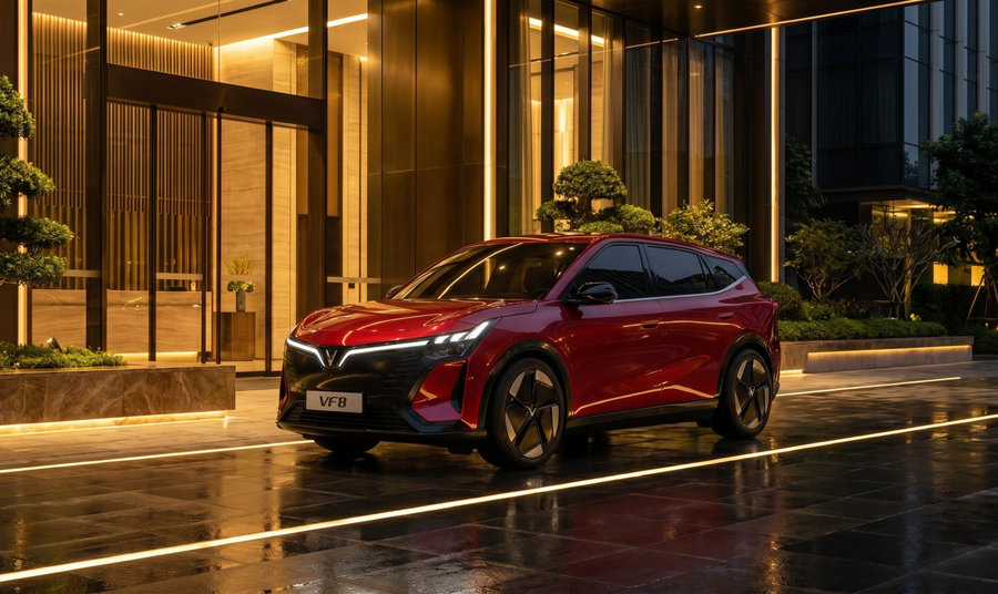 VinFast VF 8 thế hệ mới: Đột phá công nghệ tự chủ và tầm vận hành 500 km