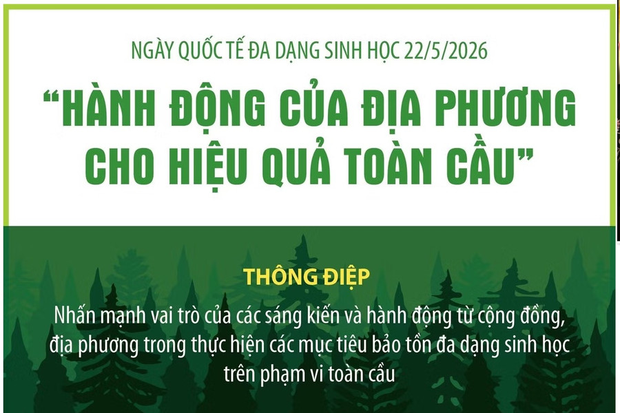 Ngày Quốc tế đa dạng sinh học: Hành động của địa phương cho hiệu quả toàn cầu