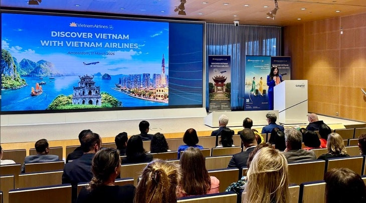 Vietnam Airlines chính thức khai trương đường bay thẳng Hà Nội - Amsterdam từ tháng 6/2026