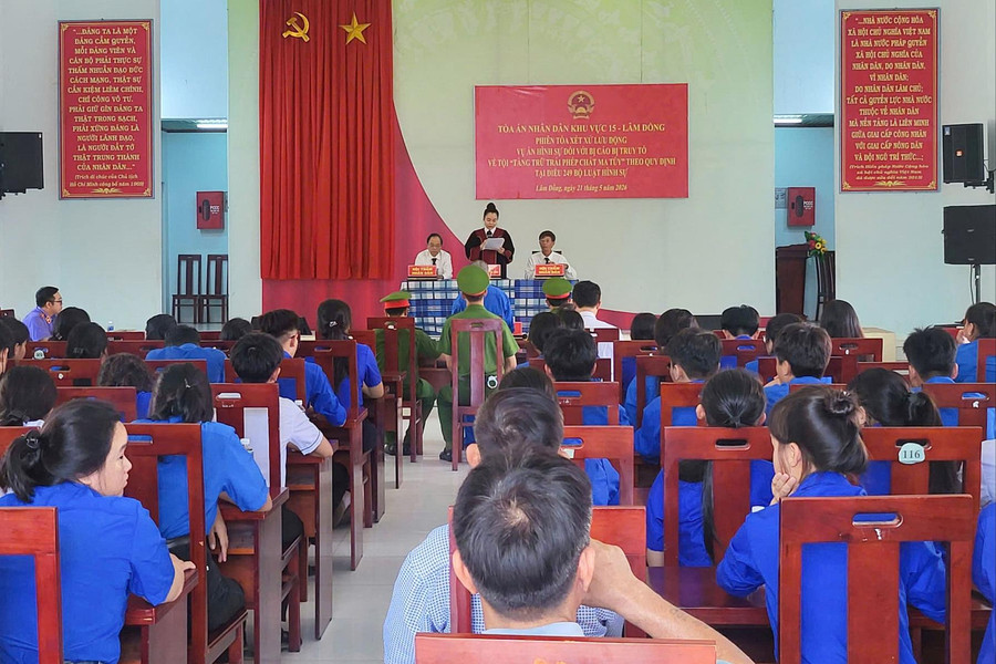 Lâm Đồng xét xử lưu động 2 vụ án ma túy