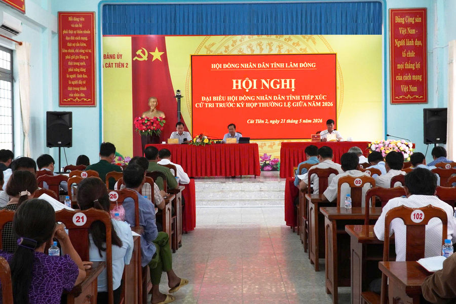 Cử tri xã Cát Tiên 2 đề xuất đầu tư hạ tầng phục vụ sản xuất và dân sinh