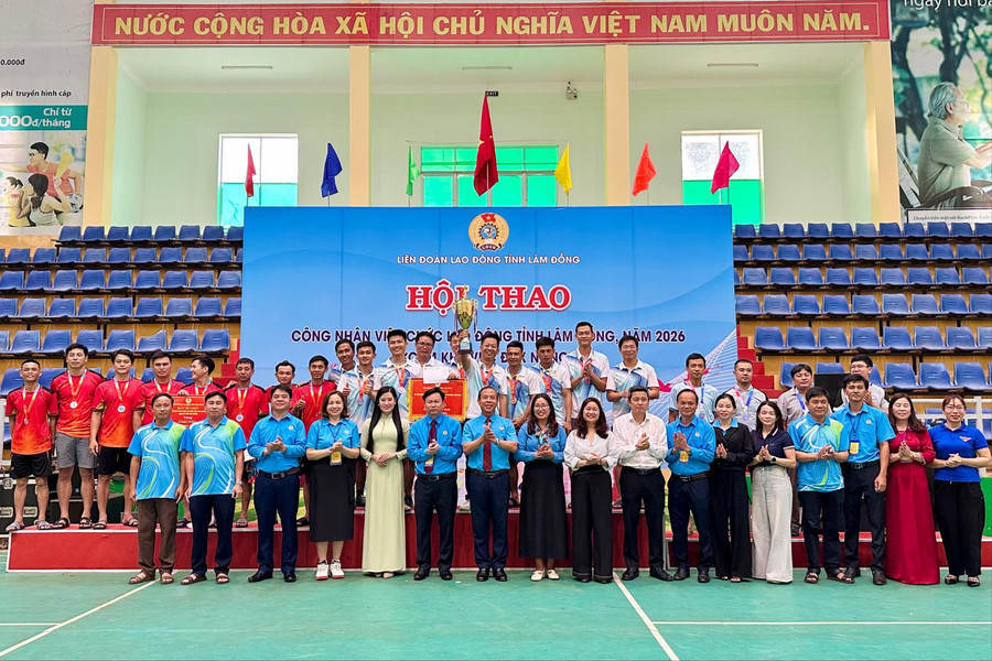 Hội thao công nhân, viên chức, lao động Cụm phía Tây tỉnh Lâm Đồng