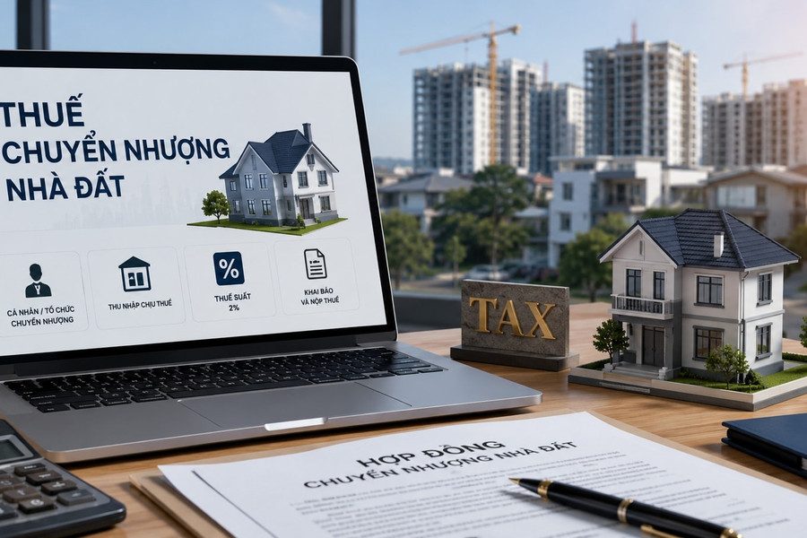 Đề xuất cách tính thuế chuyển nhượng bất động sản mới từ năm 2026