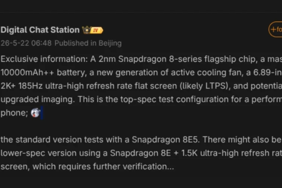 HONOR Win 2 Pro Max sở hữu chip Snapdragon 8 Elite Gen 6 và pin 10,000mAh