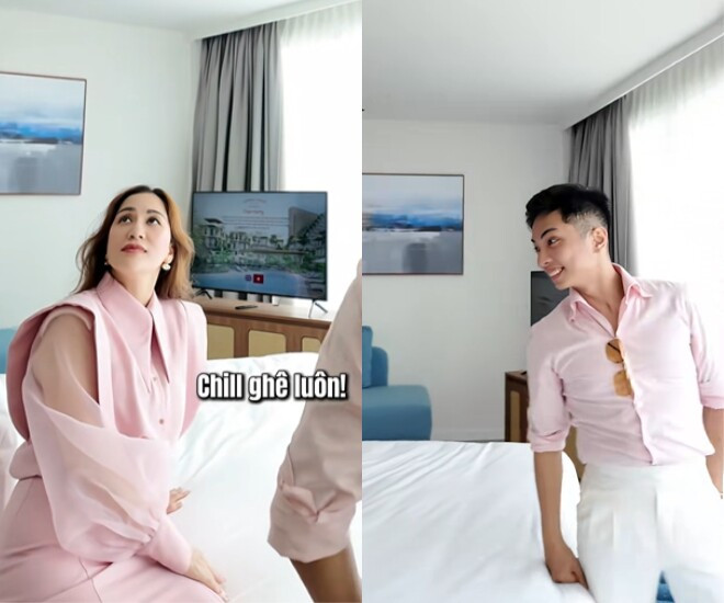Khánh Thi gây chú ý với phản ứng hài hước khi Phan Hiển đề nghị sinh thêm con thứ tư