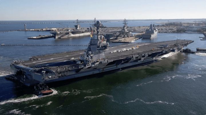 Mỹ dự kiến dùng siêu tàu sân bay USS Gerald R. Ford làm nhà máy điện hạt nhân di động