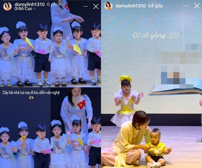 Bé TiTi nhà Hoa hậu Đỗ Mỹ Linh gây chú ý với màn đối đáp lém lỉnh tại trường mầm non