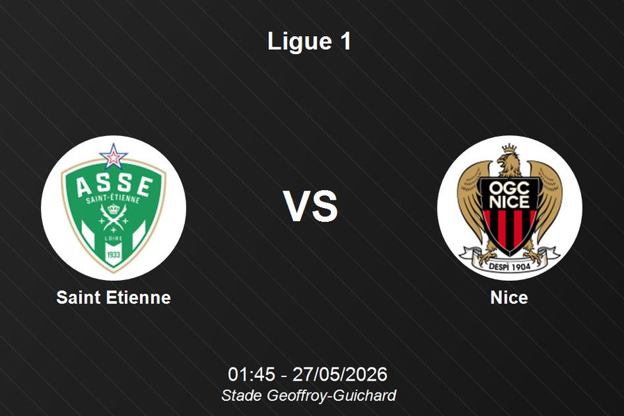 Nhận định Saint Etienne vs Nice - Ligue 1: Thử thách tại Stade Geoffroy-Guichard