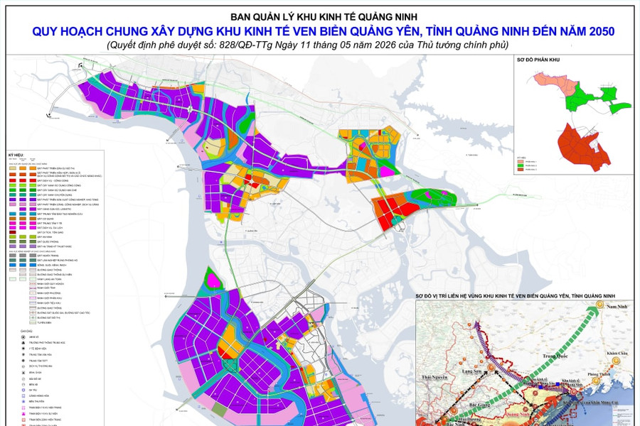 Quảng Ninh quy hoạch Khu kinh tế ven biển Quảng Yên 13.000ha: Cực tăng trưởng mới