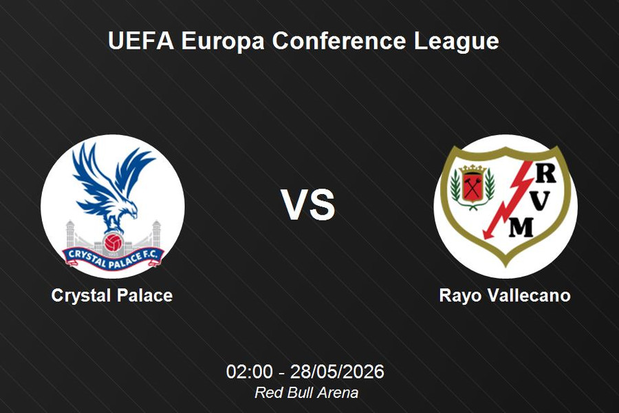 Nhận định Crystal Palace vs Rayo Vallecano - UEFA Europa Conference League