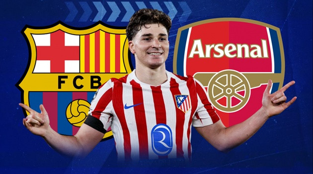 Julian Alvarez rời Atletico Madrid: Cuộc đua giữa Barcelona, Arsenal và PSG