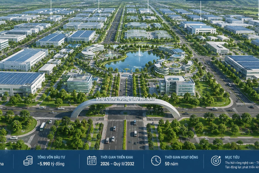 VSIP đầu tư khu công nghệ cao gần 6.000 tỷ đồng tại Ninh Bình