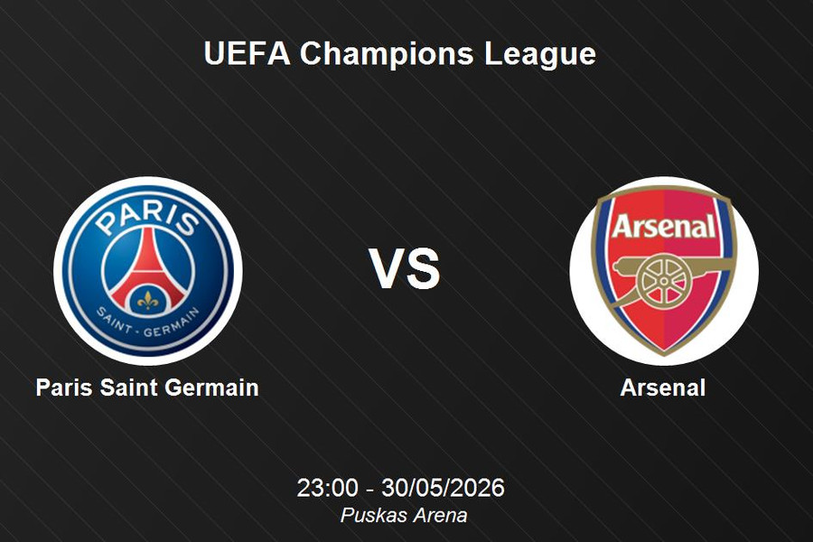 Nhận định Paris Saint Germain vs Arsenal: Thử thách cho hàng thủ 'Pháo thủ' tại Champions League