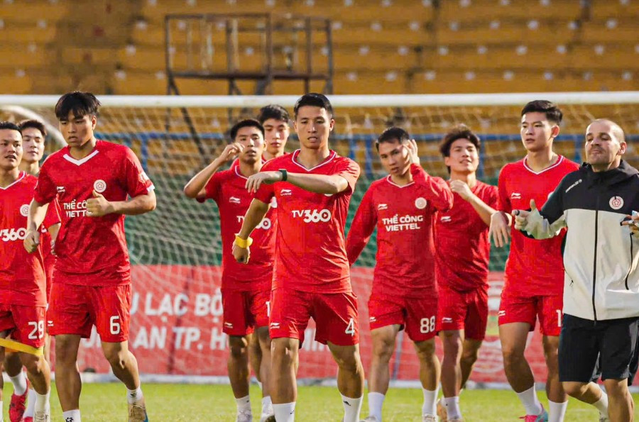 CA TPHCM chạm trán Thể Công Viettel: Mục tiêu Á quân trước thử thách tại Thống Nhất