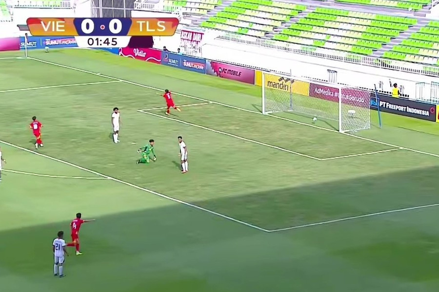 Công Hậu lập hat-trick giúp U19 Việt Nam thắng Timor Leste 3-0 tại giải Đông Nam Á