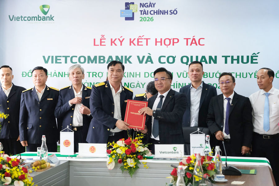 Vietcombank đồng hành cùng ngành thuế hỗ trợ hộ kinh doanh