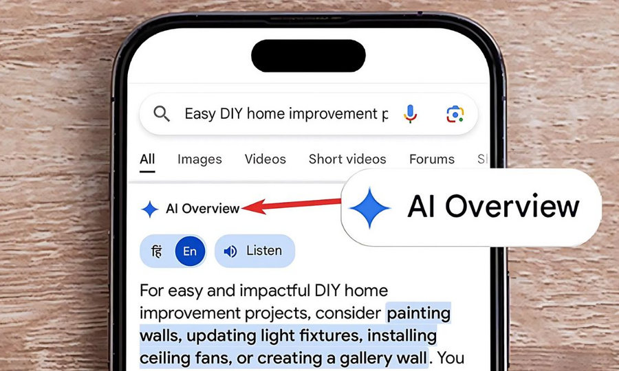 Mẹo ẩn AI Overviews trên Google Search để quay lại giao diện tìm kiếm truyền thống