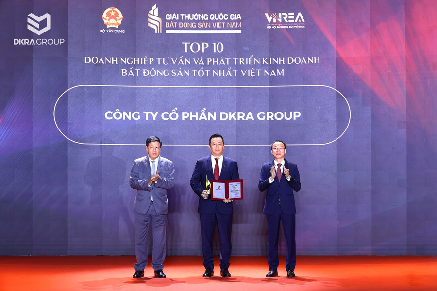 DKRA Group nhận “cú đúp” giải thưởng Quốc gia Bất động sản Việt Nam 2026
