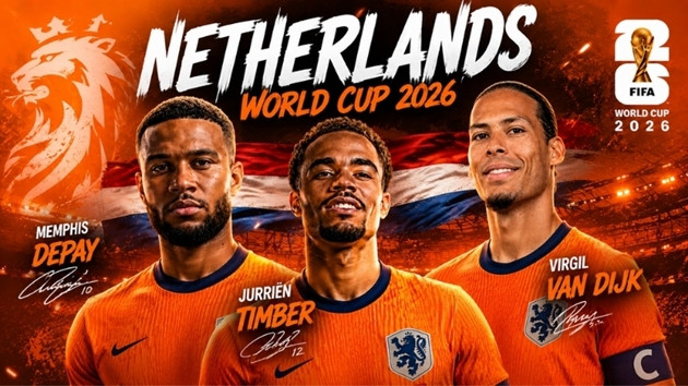 Hà Lan tại World Cup 2026: Cơn lốc màu da cam vượt bão chấn thương