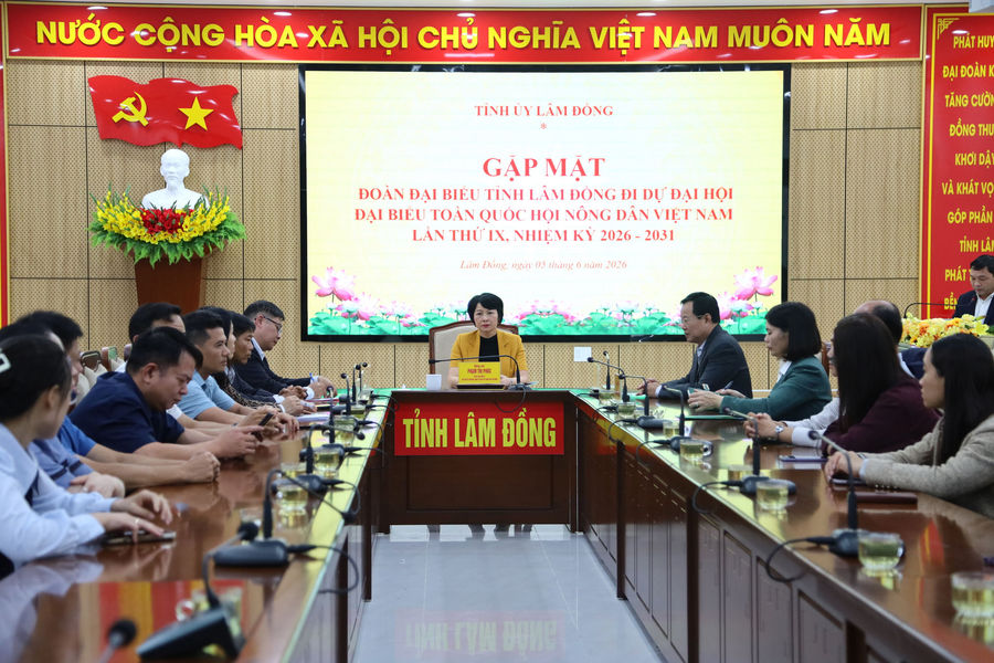 Thường trực Dubaicasino88.bio Link vao Dubai gặp mặt Đoàn đại biểu Link vào dự Đại hội Hội Nông dân lần thứ IX