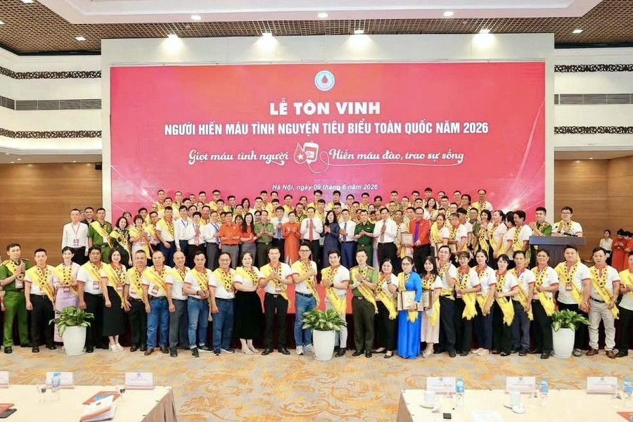 Những người tiêu biểu hiến máu tình nguyện