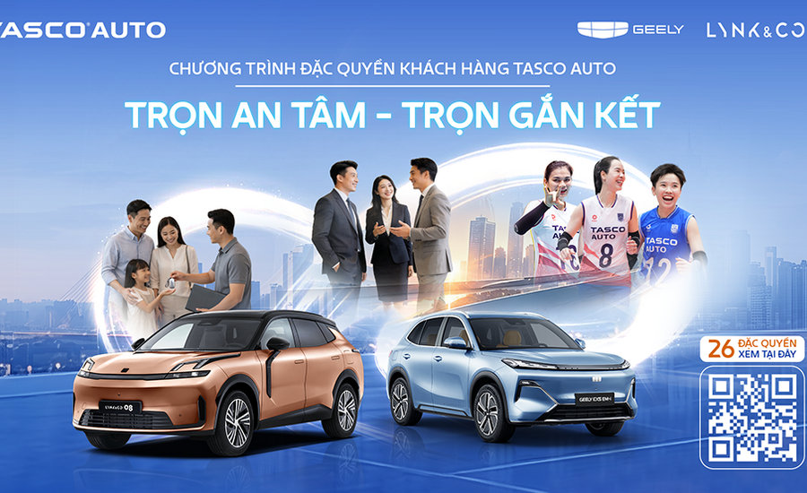 Tasco Auto công bố 26 đặc quyền cho chủ xe Geely và Lynk & Co tại Việt Nam