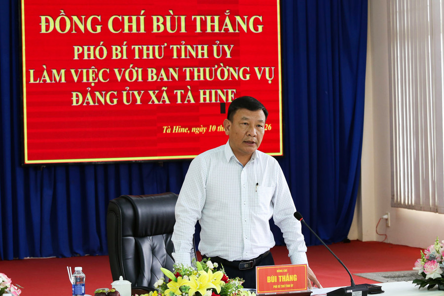 Xã Tà Hine cần tập trung giải quyết khó khăn, hoàn thành các chỉ tiêu phát triển năm 2026