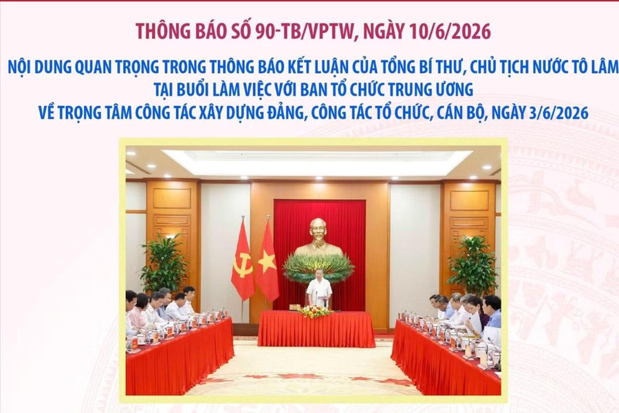 Trọng tâm công tác xây dựng Đảng, công tác tổ chức, cán bộ