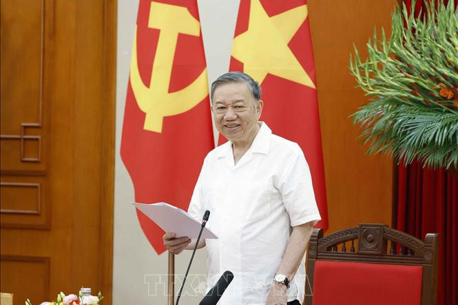 Thông báo Kết luận của Tổng Bí thư, Chủ tịch nước Tô Lâm về trọng tâm công tác xây dựng Đảng, công tác tổ chức, cán bộ