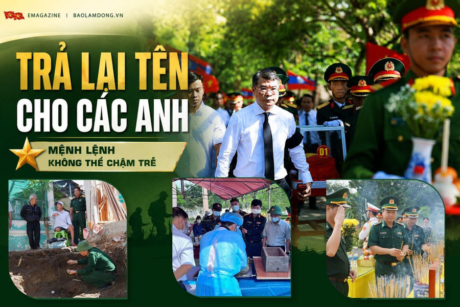 Trả lại tên cho các anh - mệnh lệnh không thể chậm trễ