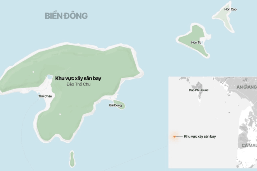Quy hoạch sân bay Thổ Chu tại tỉnh An Giang: Cửa ngõ chiến lược vùng biển Tây Nam