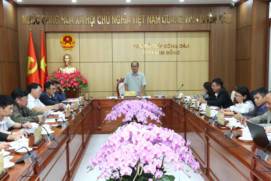 Thường trực HĐND tỉnh Lâm Đồng tiếp công dân định kỳ tháng 6/2026