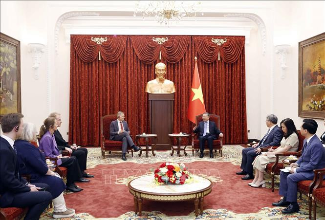 Tổng Bí thư, Chủ tịch nước Tô Lâm tiếp Đại sứ Đan Mạch chào từ biệt