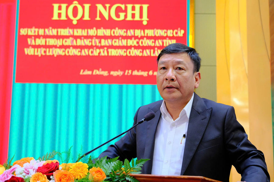Công an tỉnh Lâm Đồng sơ kết 1 năm triển khai mô hình Công an địa phương 2 cấp