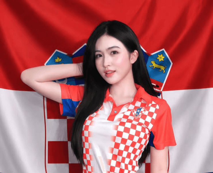 Á hậu Trần Thu Hiền: Từ hiện tượng sân Hàng Đẫy đến đại diện Croatia tại Nóng cùng World Cup 2026