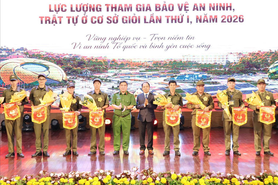 Hội thi Lực lượng tham gia bảo vệ an ninh, trật tự ở cơ sở giỏi Cụm số 1