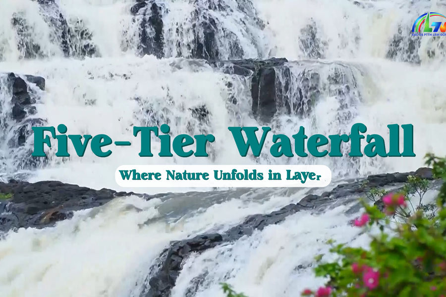 Five-Tier Waterfall: Where Nature Unfolds in Layers