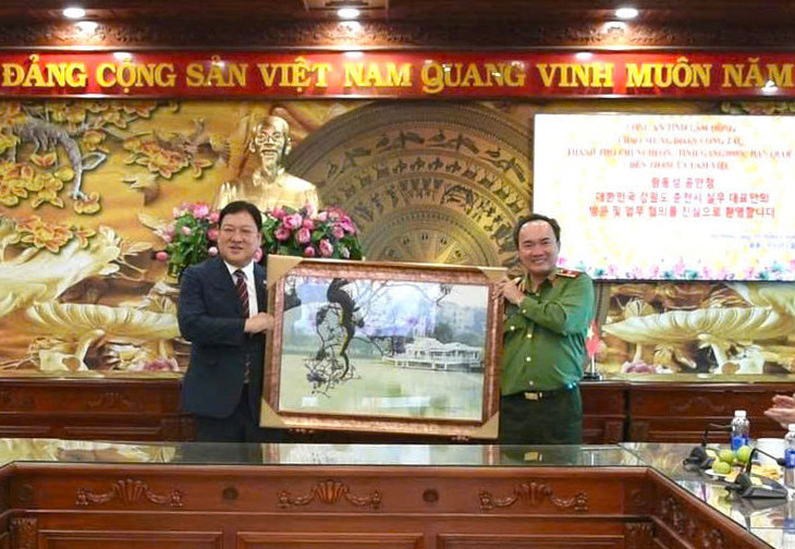 Công an tỉnh Lâm Đồng tăng cường hợp tác với thành phố Chuncheon