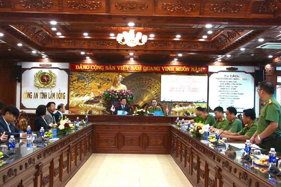 Lam Dong Provincial Police Strengthen Cooperation with Chuncheon City, South Korea